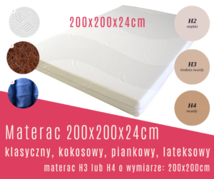 materac 200x200